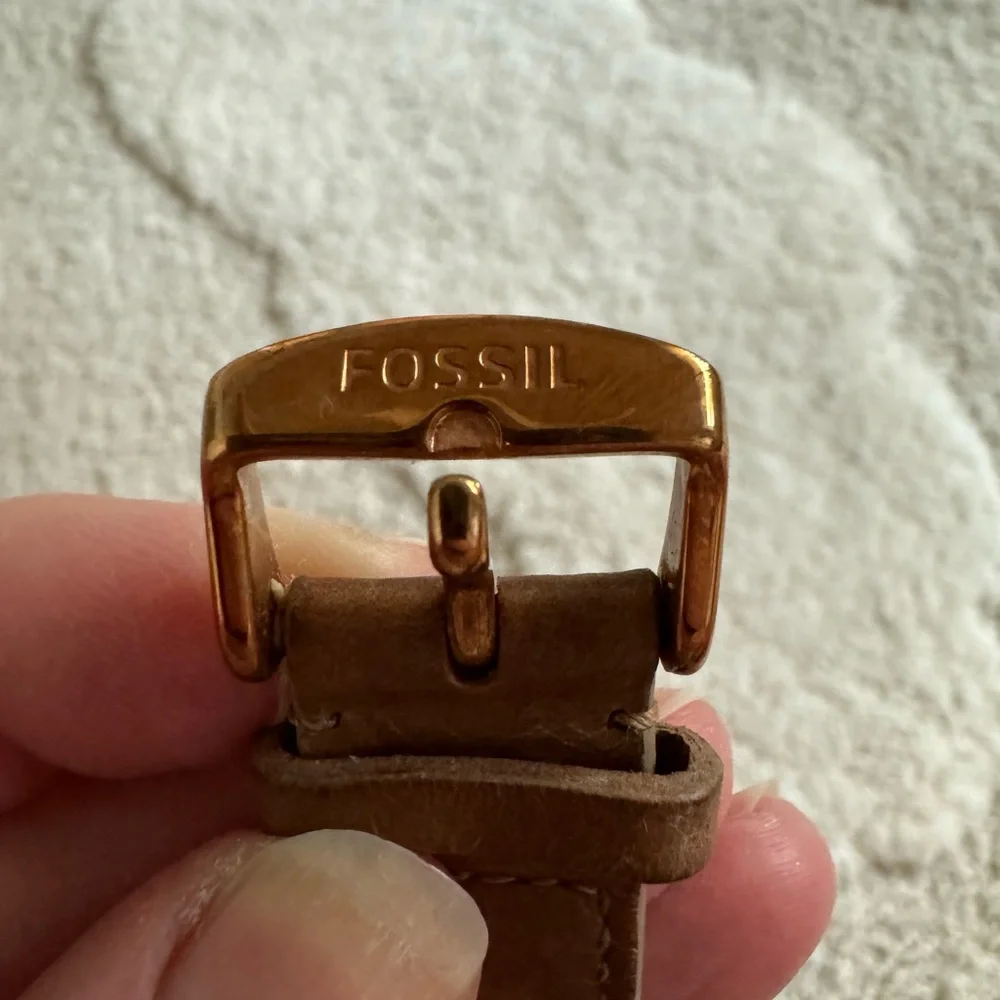 Fossil Cecile Watch in Rose Gold—New Battery!